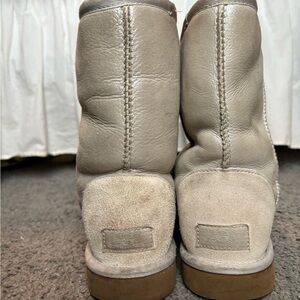 UGG Beige Leather Boots